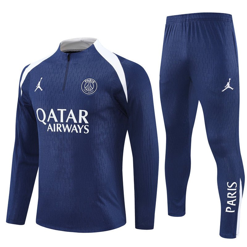 25/26 PSG x Jordan Strike Drill Blue Kids Size Tracksuit - Premium Quality Jersey at FootballPrestige.com