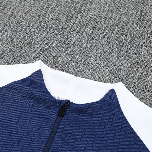 25/26 PSG x Jordan Strike Drill Blue Kids Size Tracksuit - Premium Quality Jersey at FootballPrestige.com