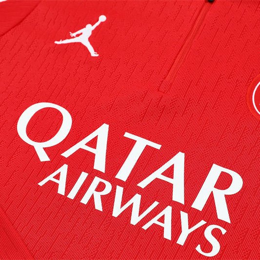 25/26 PSG x Jordan Strike Drill Red Kids Size Tracksuit - Premium Quality Jersey at FootballPrestige.com