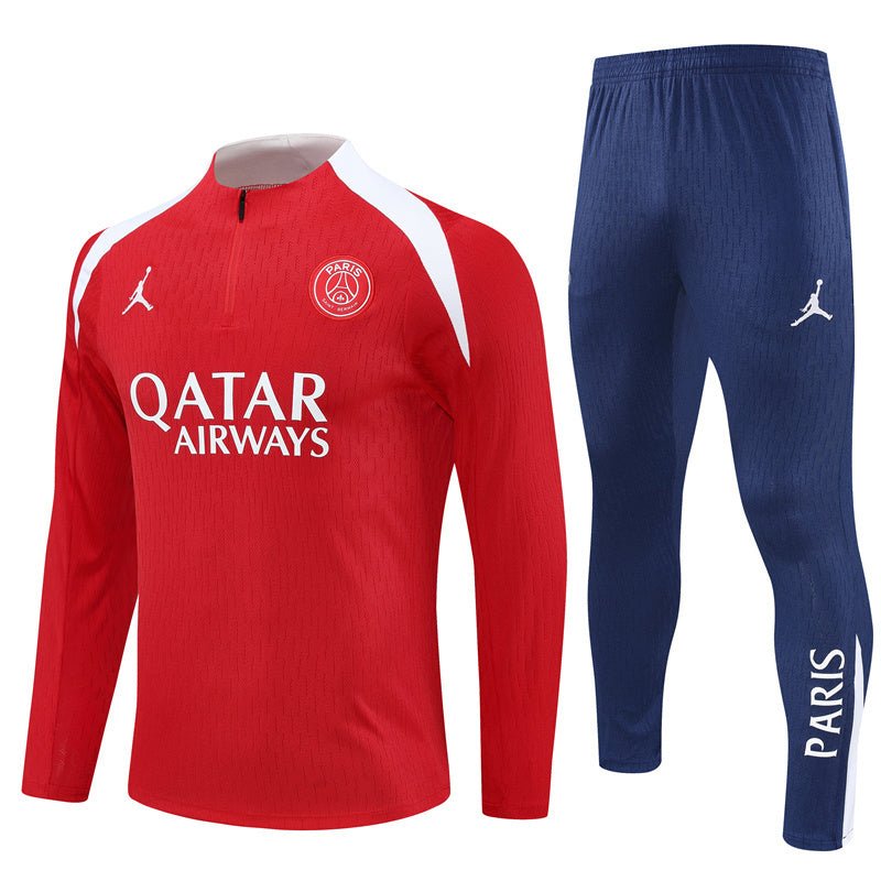 25/26 PSG x Jordan Strike Drill Red Kids Size Tracksuit - Premium Quality Jersey at FootballPrestige.com