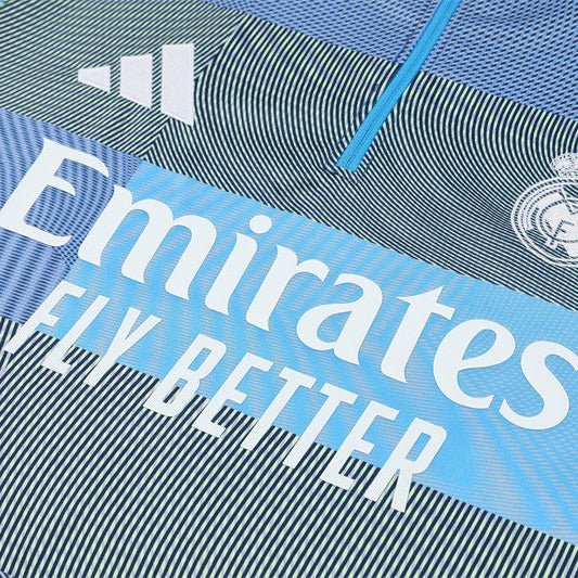 25/26 Real Madrid Pre - Match Kids Size Tracksuit - Premium Quality Jersey at FootballPrestige.com