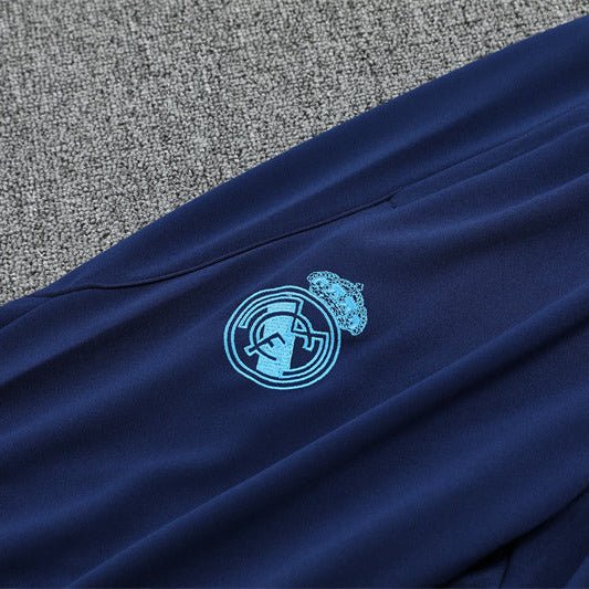 25/26 Real Madrid Pre - Match Kids Size Tracksuit - Premium Quality Jersey at FootballPrestige.com