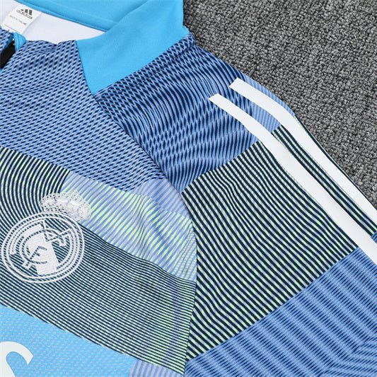 25/26 Real Madrid Pre - Match Kids Size Tracksuit - Premium Quality Jersey at FootballPrestige.com