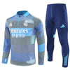 25/26 Real Madrid Pre - Match Kids Size Tracksuit - Premium Quality Jersey at FootballPrestige.com