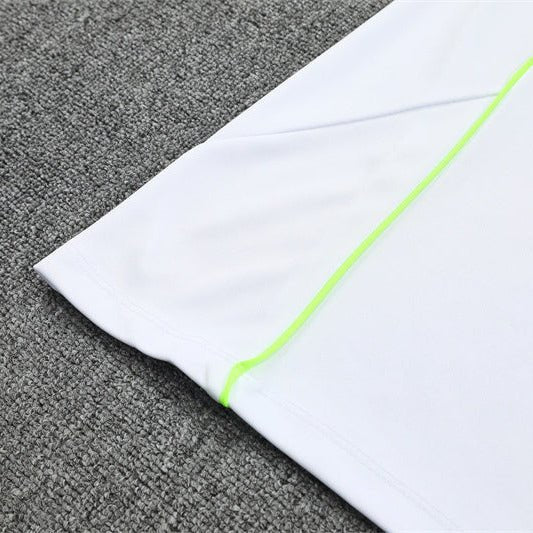 25/26 Real Madrid Retro White Kids Size Tracksuit - Premium Quality Jersey at FootballPrestige.com