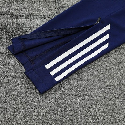 25/26 Real Madrid Training Blue Kids Size Tracksuit - Premium Quality Jersey at FootballPrestige.com