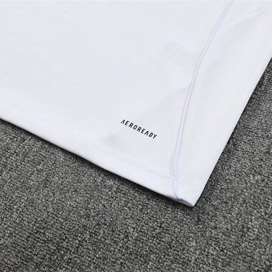 25/26 Real Madrid Training White/Light Blue Kids Size Tracksuit - Premium Quality Jersey at FootballPrestige.com