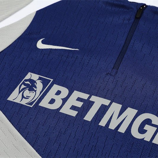 25/26 Tottenham Training Blue Kids Size Tracksuit - Premium Quality Jersey at FootballPrestige.com