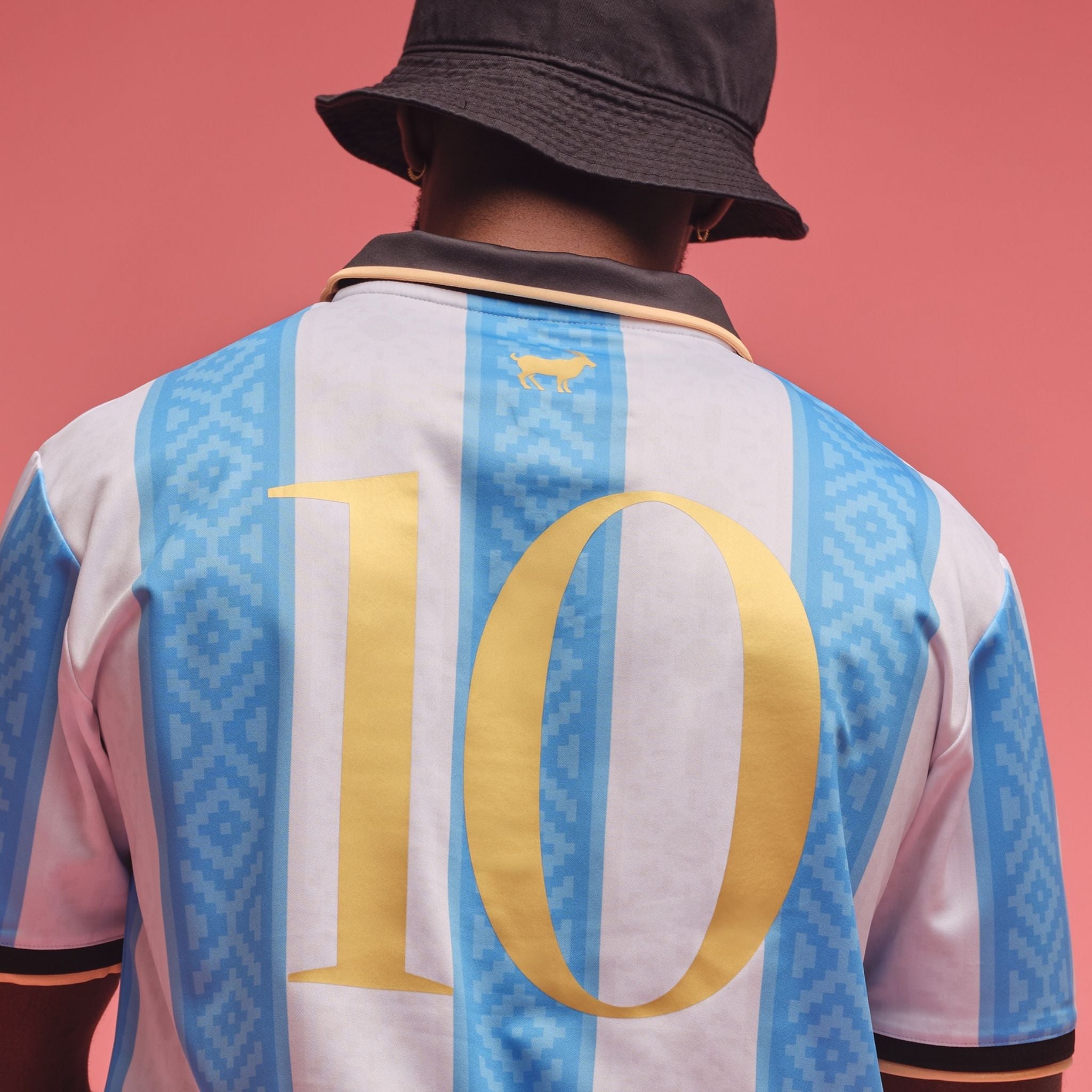 Argentina "La Pulga" Premium White Kit - Premium Quality Jersey at FootballPrestige.com