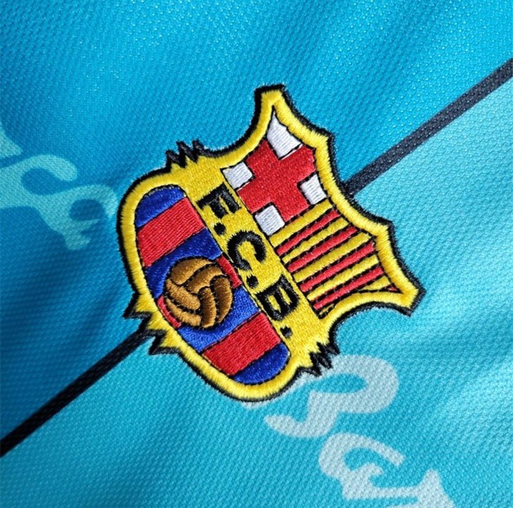 Barcelona 1996 - 1997 Away Kit - Premium Quality Jersey at FootballPrestige.com