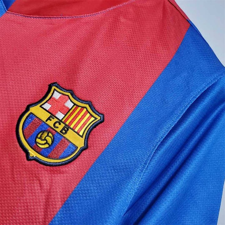 Barcelona 2006 - 2007 Retro Home Kit - Premium Quality Jersey at FootballPrestige.com