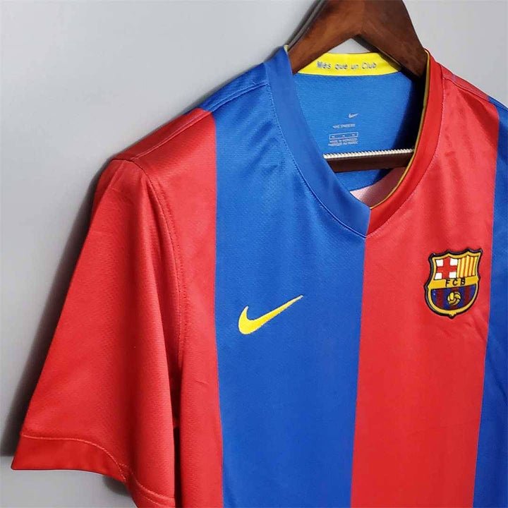 Barcelona 2006 - 2007 Retro Home Kit - Premium Quality Jersey at FootballPrestige.com