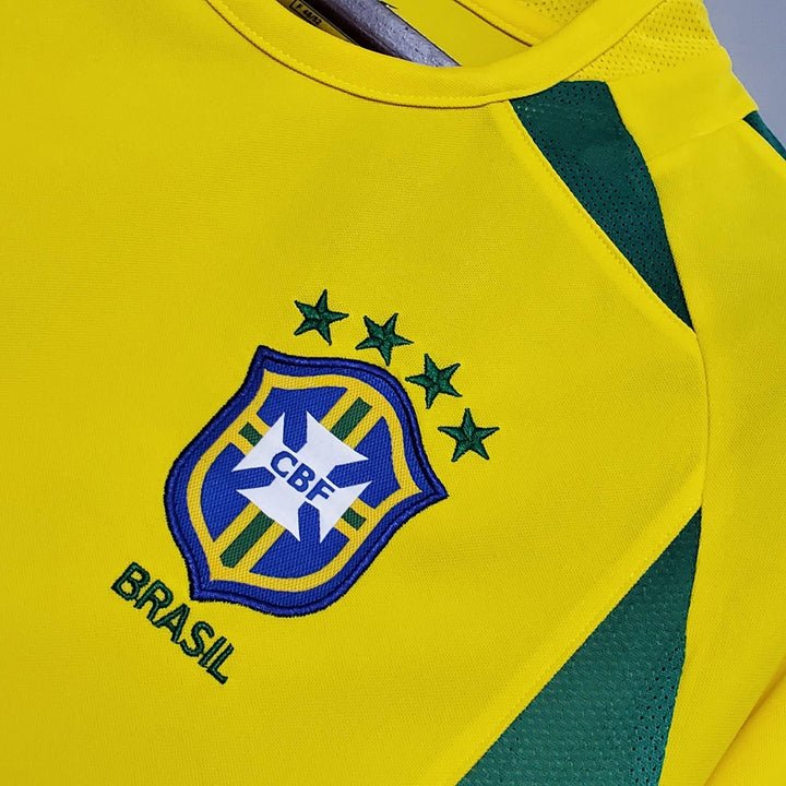 Brazil 2002 Home Kit - Premium Quality Jersey at FootballPrestige.com