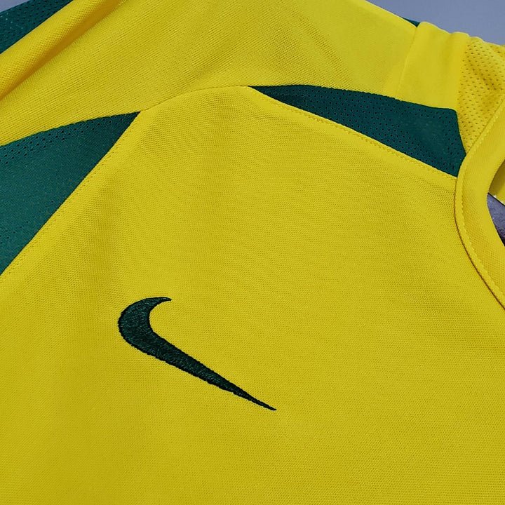 Brazil 2002 Home Kit - Premium Quality Jersey at FootballPrestige.com