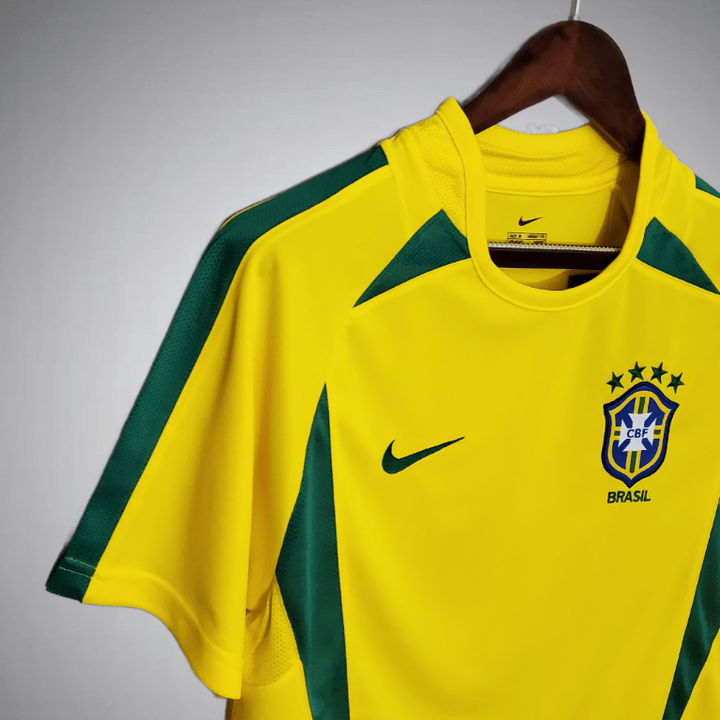 Brazil 2002 Home Kit - Premium Quality Jersey at FootballPrestige.com