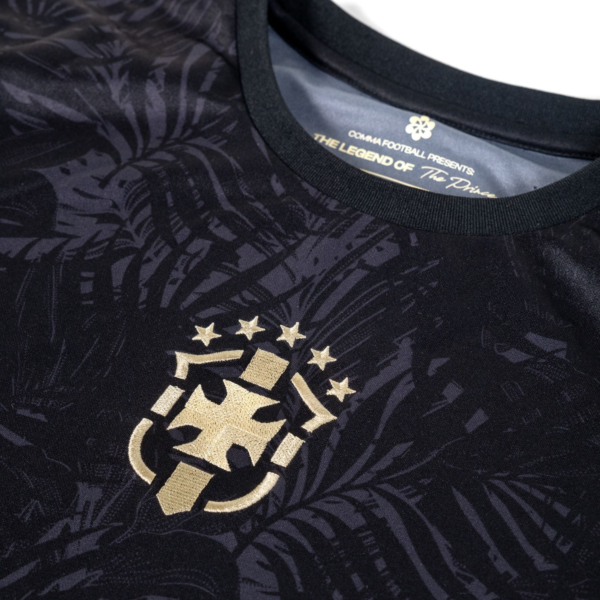 Brazil "The Prince" Premium Black Kit - Premium Quality Jersey at FootballPrestige.com
