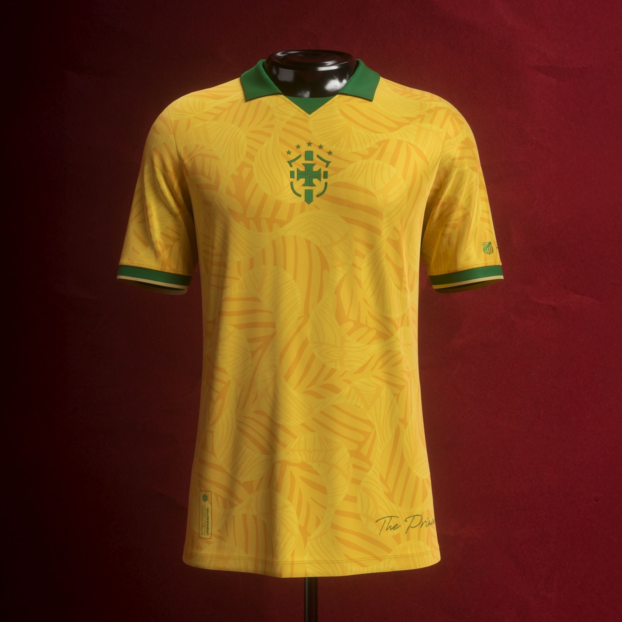 Brazil "The Prince" Premium Yellow Kit - Premium Quality Jersey at FootballPrestige.com