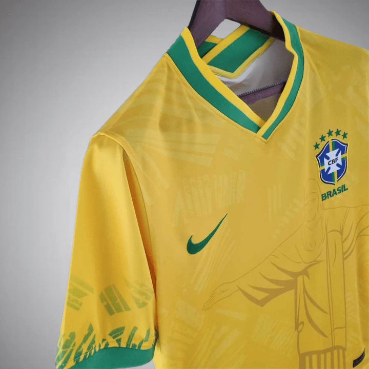 Brazil "The Redeemer" Special Kit - Premium Quality Jersey at FootballPrestige.com