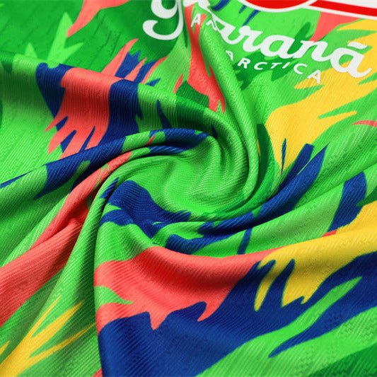 Brazil "Tropical Inferno" Premium Kids Size Tracksuit - Premium Quality Jersey at FootballPrestige.com
