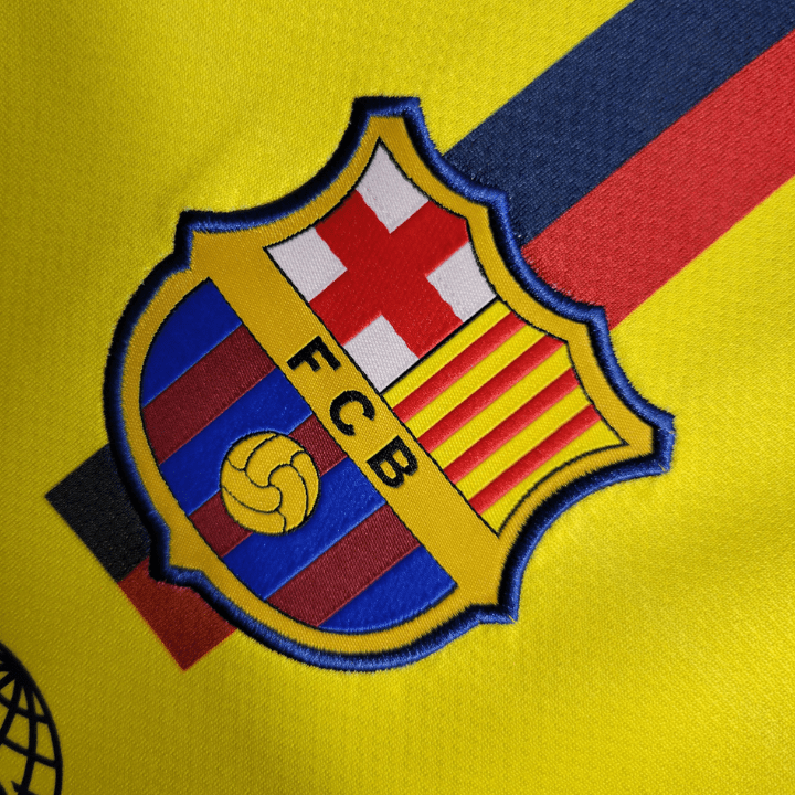 FC Barcelona 2008 - 2009 Long Sleeve Away Kit - Premium Quality Jersey at FootballPrestige.com