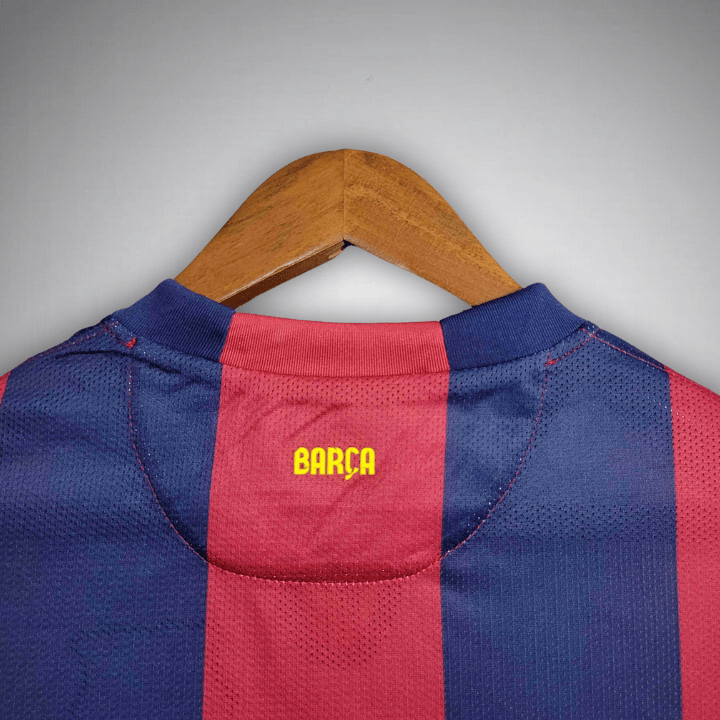 FC Barcelona 2014 - 2015 Long Sleeve Home Kit - Premium Quality Jersey at FootballPrestige.com