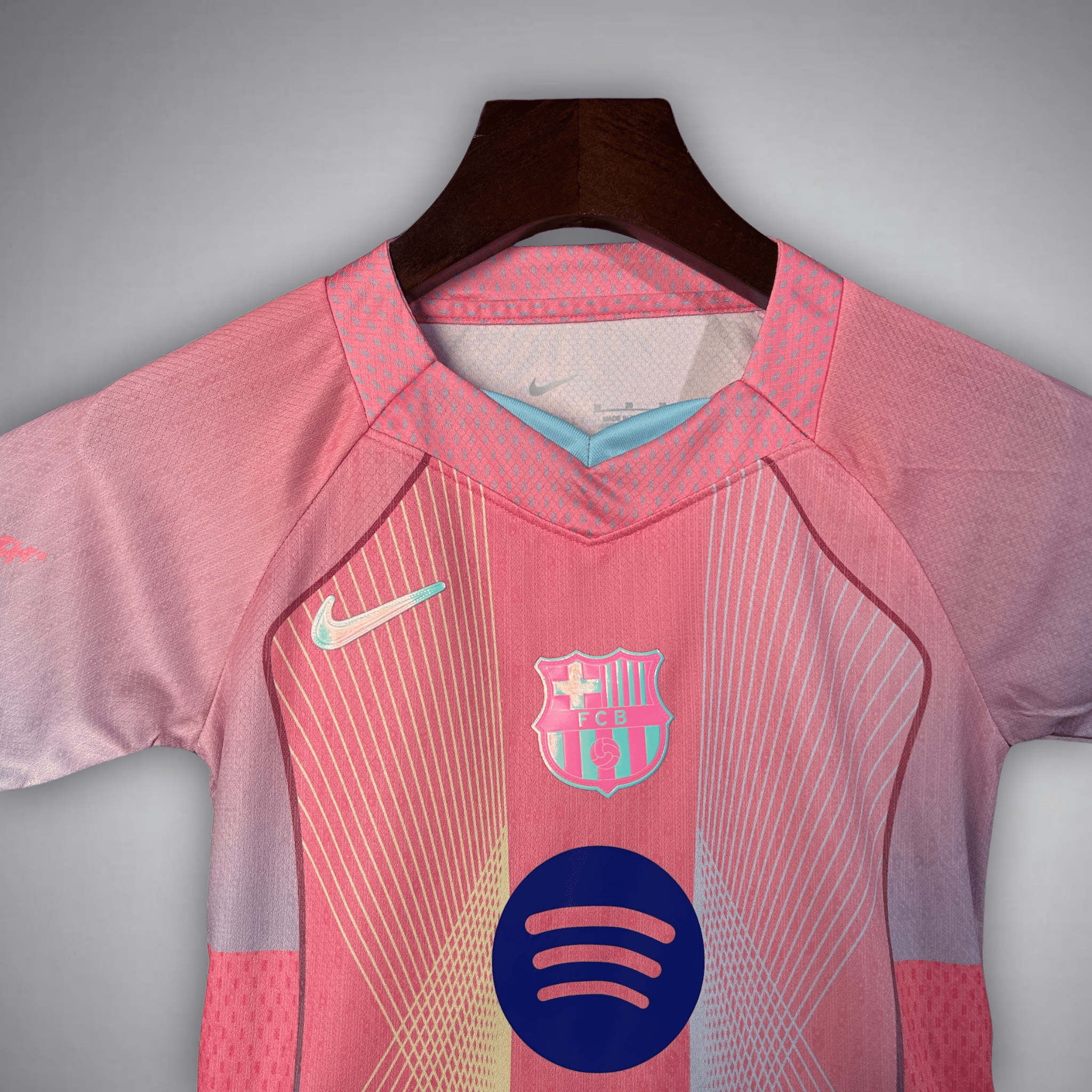 FC Barcelona "Aurora" Premium Kids Size Kit - Premium Quality Jersey at FootballPrestige.com
