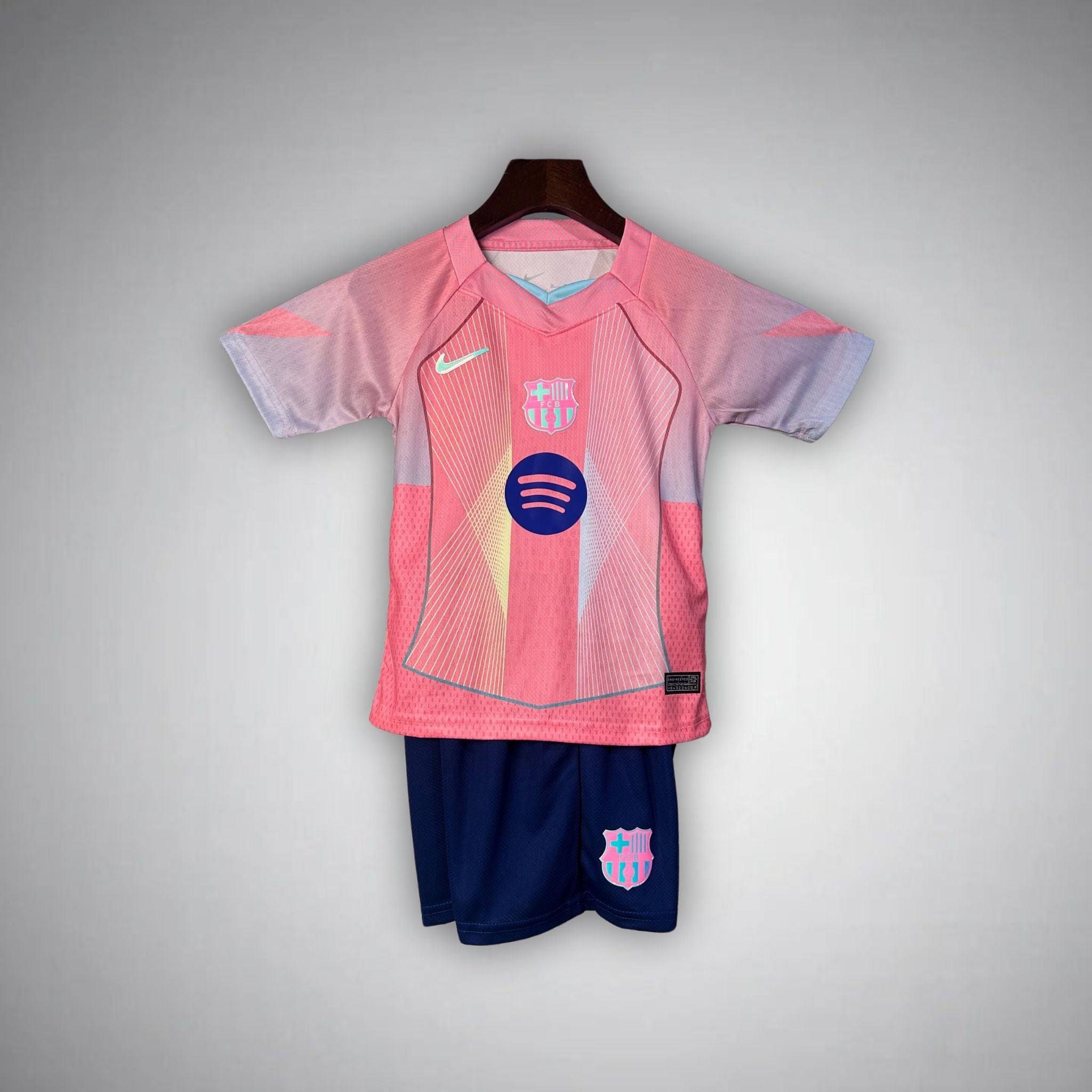 FC Barcelona "Aurora" Premium Kids Size Kit - Premium Quality Jersey at FootballPrestige.com