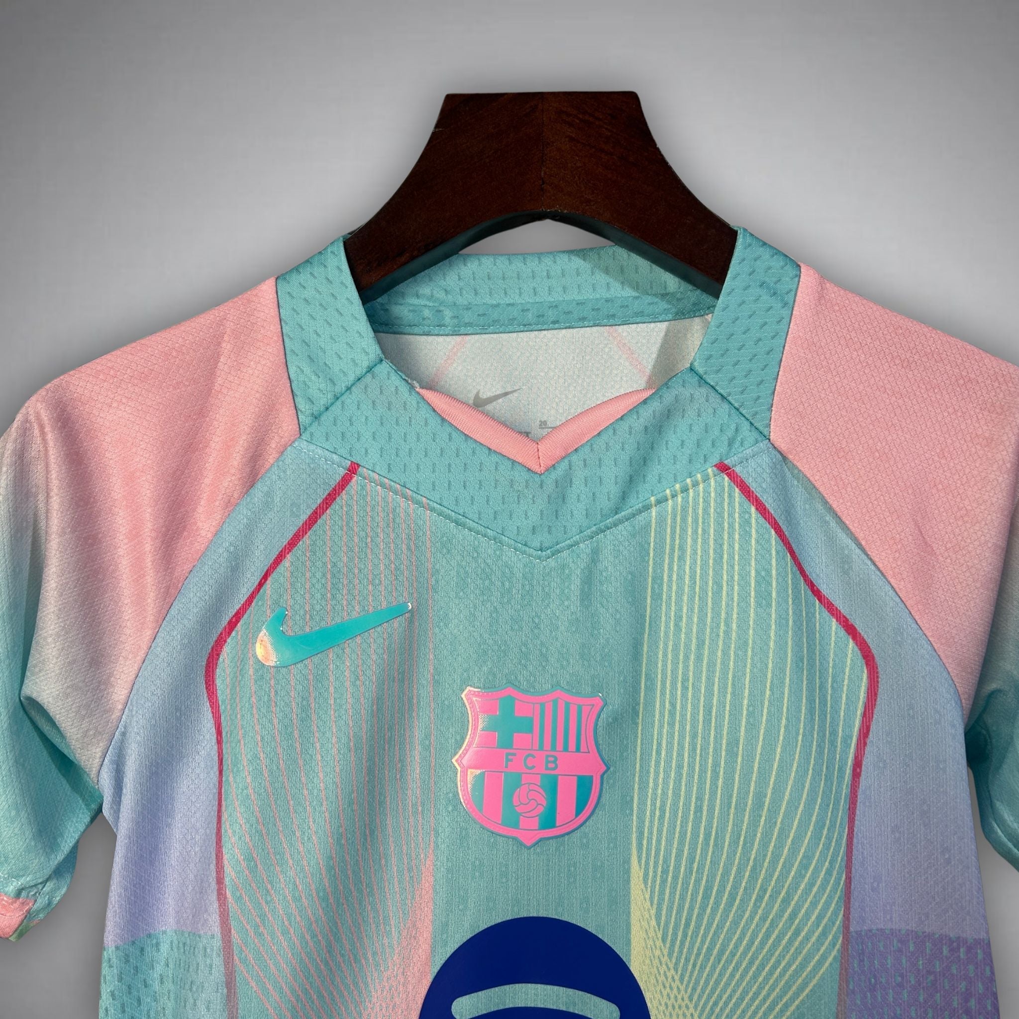 FC Barcelona "Dreamwave" Premium Kids Size Kit - Premium Quality Jersey at FootballPrestige.com