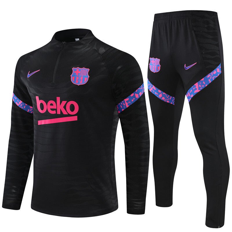 FC Barcelona "Marble Fade" Premium Kids Size Tracksuit - Premium Quality Jersey at FootballPrestige.com