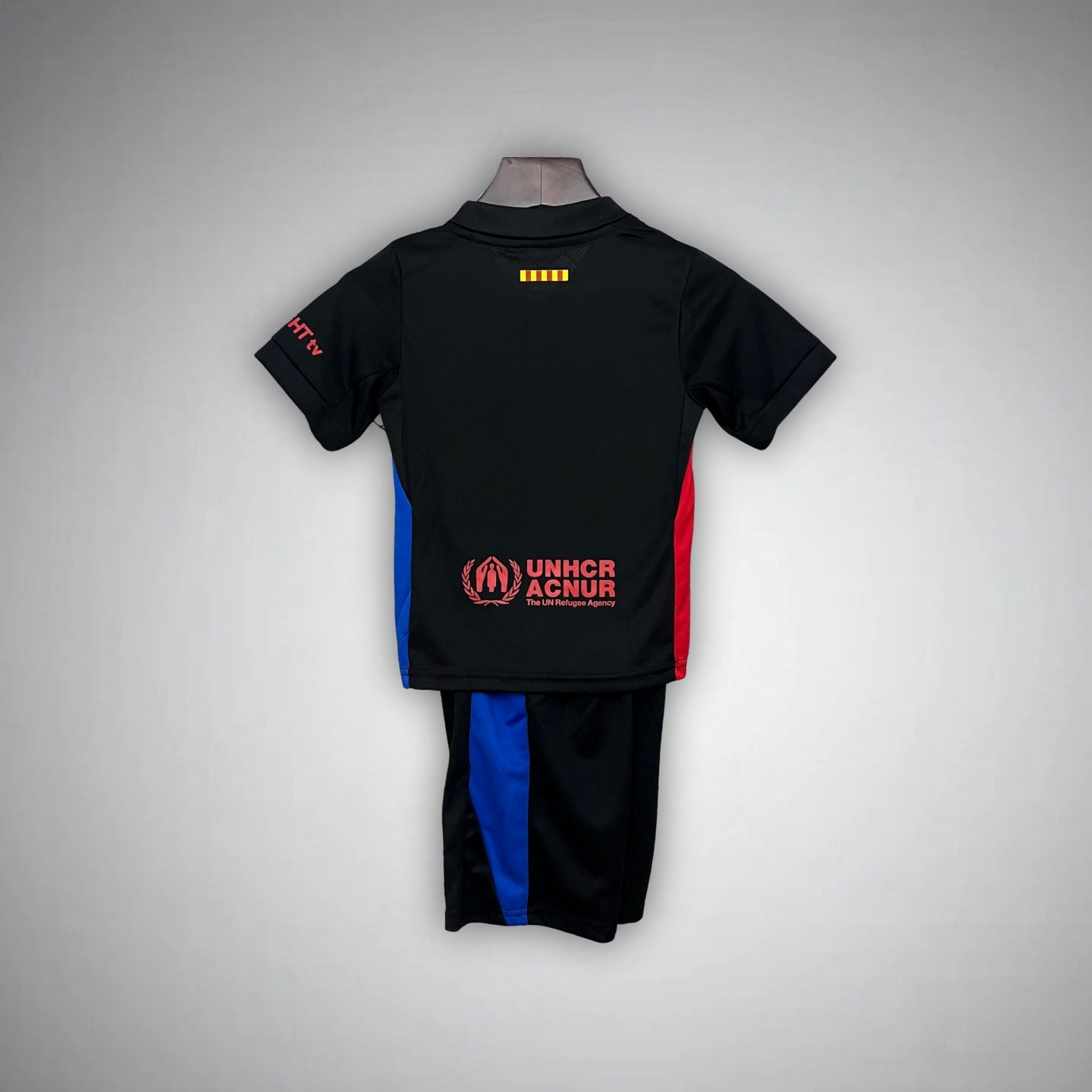 FC Barcelona x Cactus Jack Away Kids Size Kit - Premium Quality Jersey at FootballPrestige.com