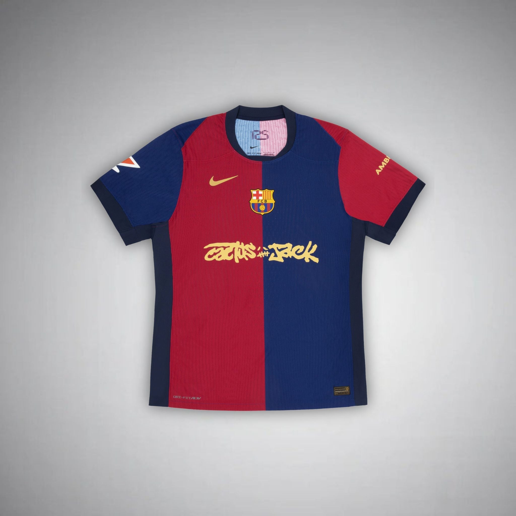 FC Barcelona x Travis Scott Limited Edition Home Kit - Premium Quality Jersey at FootballPrestige.com
