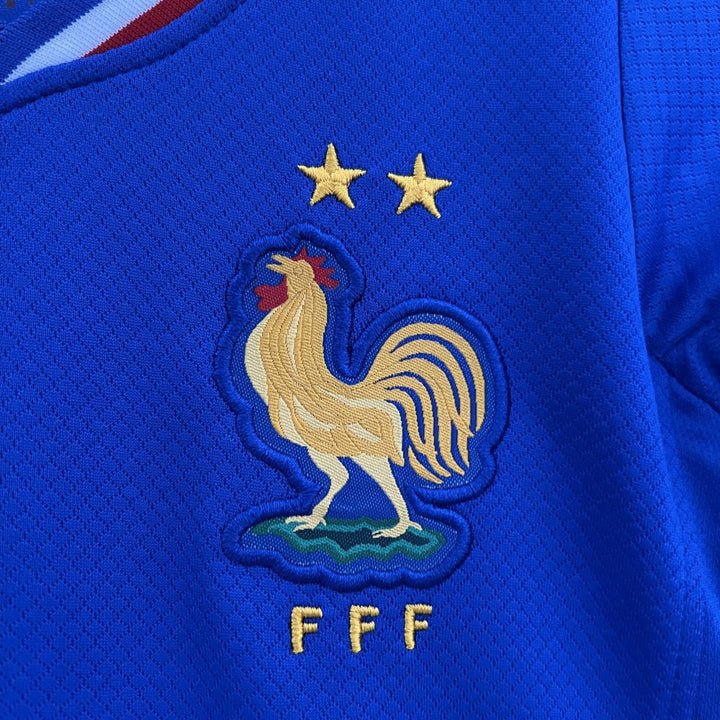 France 2024 Home Kids Size Kit - Premium Quality Jersey at FootballPrestige.com