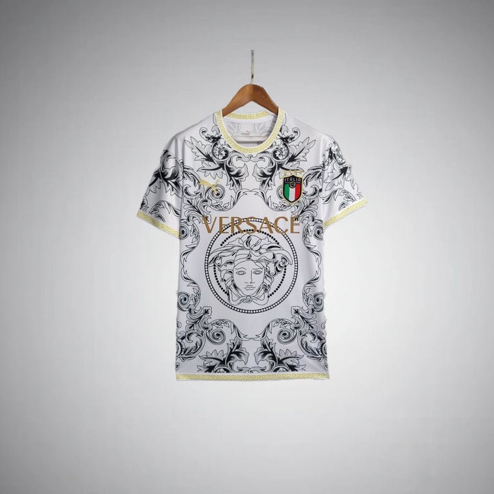 Italy "Versace" Special White Kit - Premium Quality Jersey at FootballPrestige.com