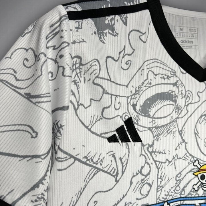 ONE PIECE ユニフォーム Japan Soccer Jersey Anime One Piece Luffy Special Concept