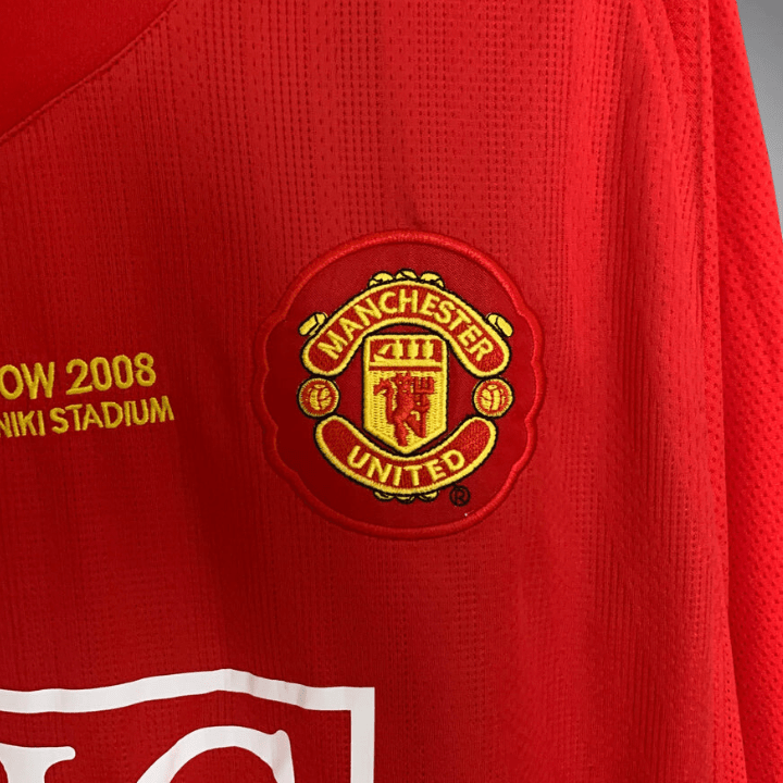 Manchester United 2007 - 2008 Home Kit - Premium Quality Jersey at FootballPrestige.com