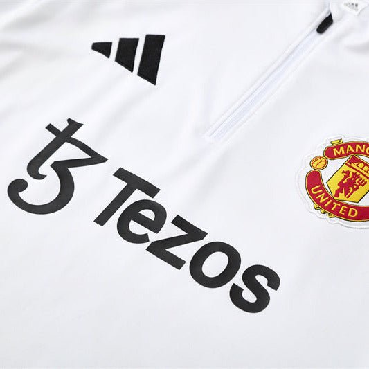 Manchester United "Arctic Redline" Premium Kids Size Tracksuit - Premium Quality Jersey at FootballPrestige.com