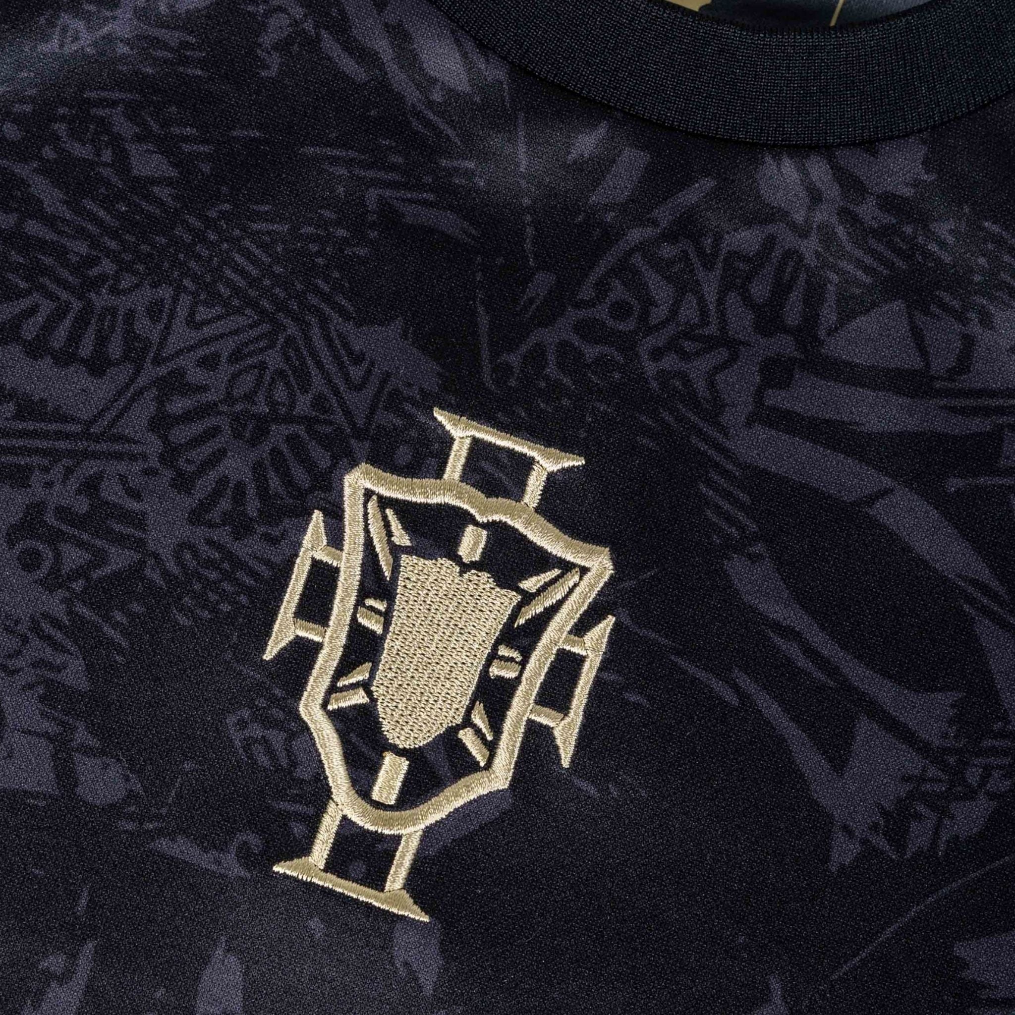 Portugal "The Siu" Premium Black Kit - Premium Quality Jersey at FootballPrestige.com