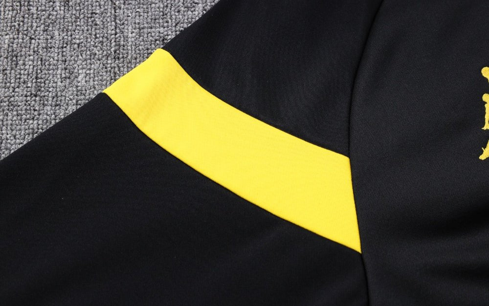 PSG Black and Yellow Premium Tracksuit - Premium Quality Jersey at FootballPrestige.com