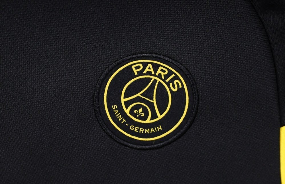 PSG Black and Yellow Premium Tracksuit - Premium Quality Jersey at FootballPrestige.com