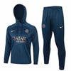 PSG Dark Blue and Gold Premium Tracksuit - Premium Quality Jersey at FootballPrestige.com