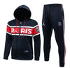 PSG Dark Blue and Red Premium Tracksuit - Premium Quality Jersey at FootballPrestige.com