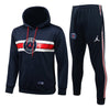 PSG Dark Blue and Red x White Premium Tracksuit - Premium Quality Jersey at FootballPrestige.com