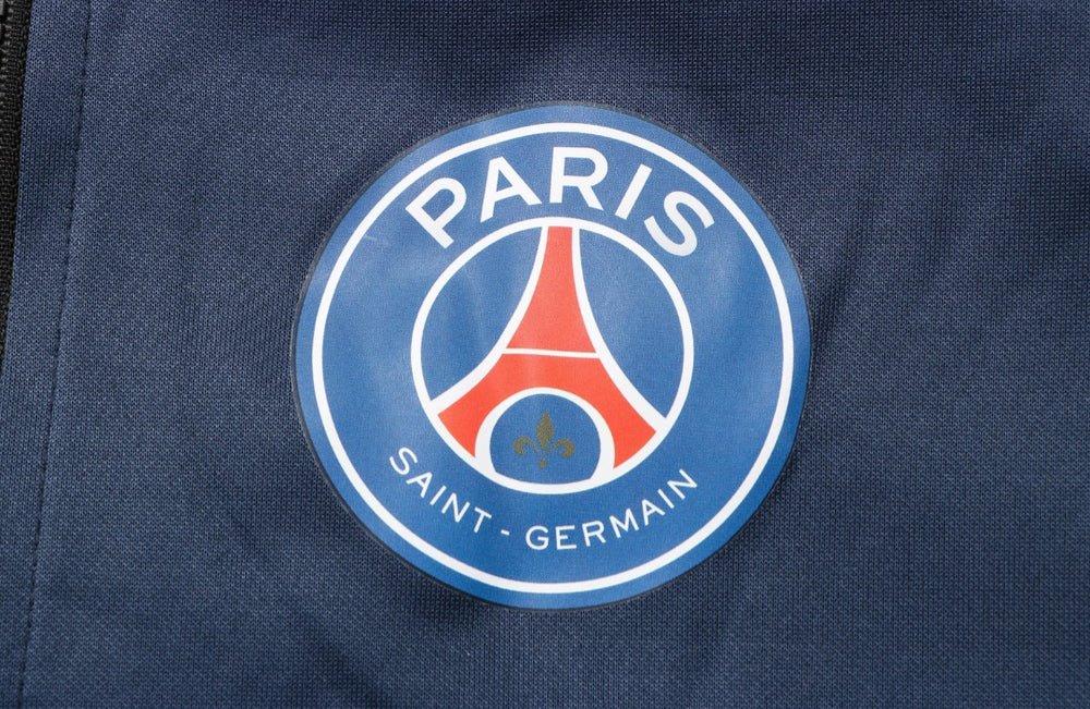 PSG Dark Blue Premium Tracksuit - Premium Quality Jersey at FootballPrestige.com