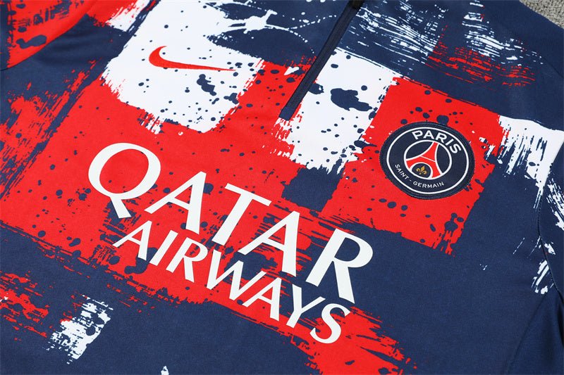 PSG "Parisian Blaze" Premium Tracksuit - Premium Quality Jersey at FootballPrestige.com