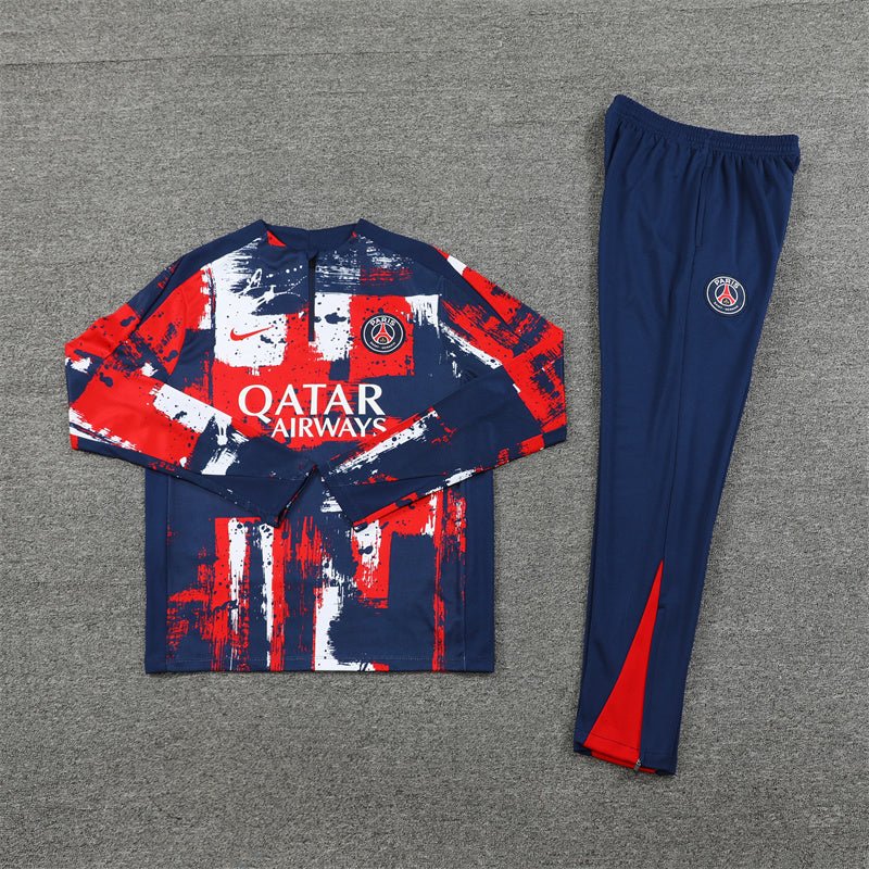 PSG "Parisian Blaze" Premium Tracksuit - Premium Quality Jersey at FootballPrestige.com