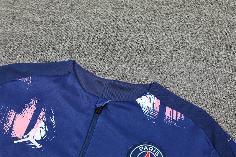 PSG "Parisian Frost" Blue Premium Tracksuit - Premium Quality Jersey at FootballPrestige.com