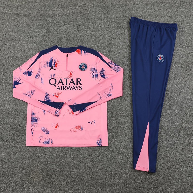 PSG "Parisian Frost" Pink Premium Tracksuit - Premium Quality Jersey at FootballPrestige.com