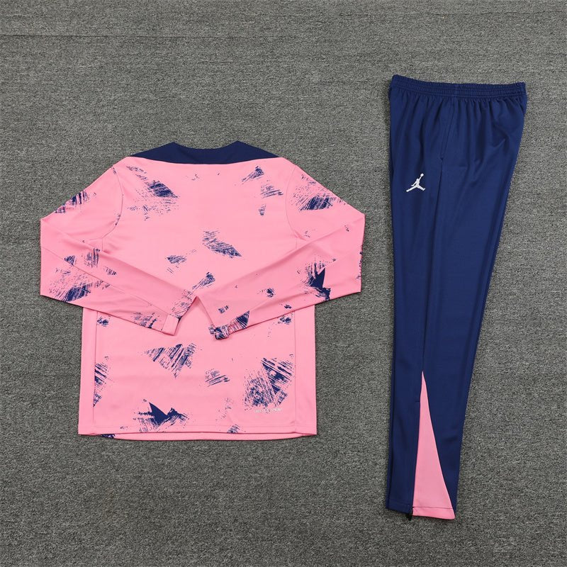 PSG "Parisian Frost" Pink Premium Tracksuit - Premium Quality Jersey at FootballPrestige.com