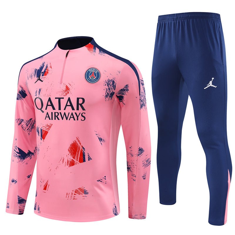 PSG "Parisian Frost" Pink Premium Tracksuit - Premium Quality Jersey at FootballPrestige.com