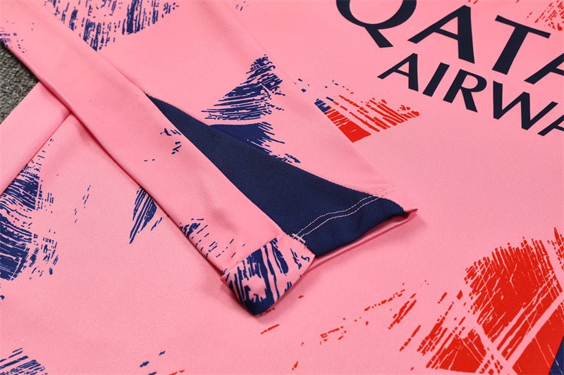 PSG "Parisian Frost" Pink Premium Tracksuit - Premium Quality Jersey at FootballPrestige.com